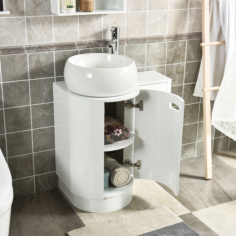 现代简约小户型卫生间浴室柜2cm迷你洗手盆洗漱台洗脸洗面池