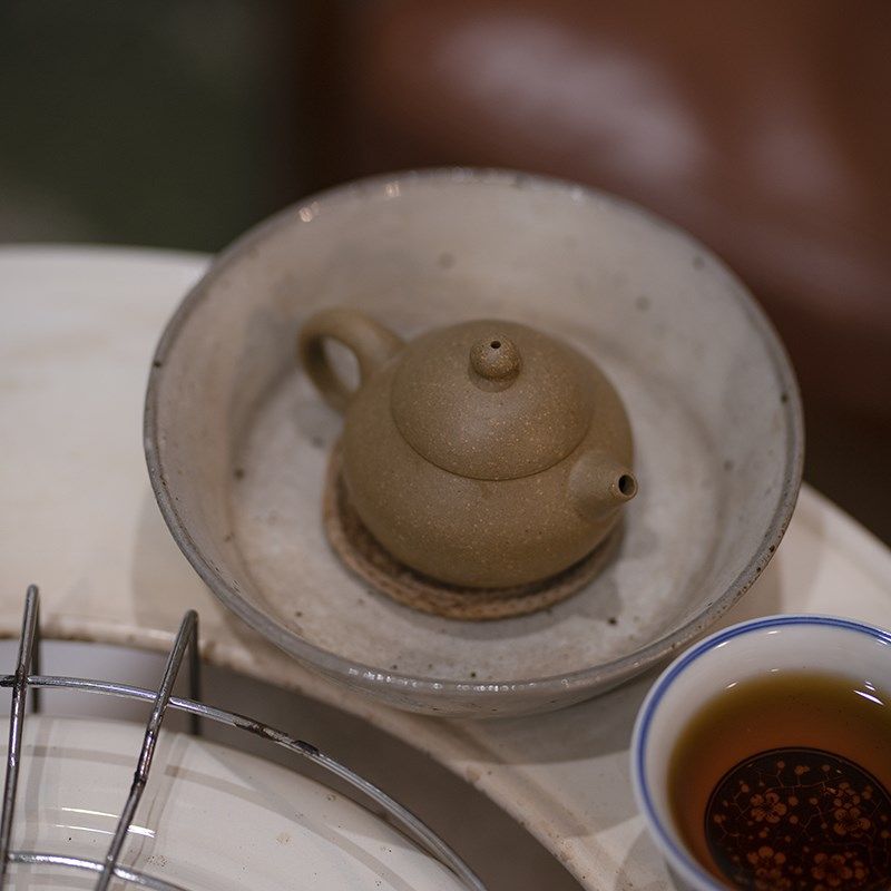 宜兴紫砂壶 台西本山绿泥 段泥 小壶 100CC 文人壶 文旦壶 一人饮