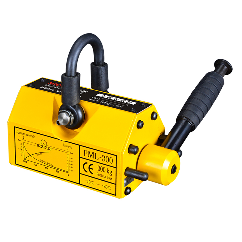 永磁起重器 超吸力磁性吸盘磁力吊磁铁工具吊装手提手动式3倍