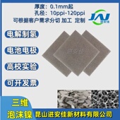 电极配件泡沫镍多孔电化学电解槽水制氢催化剂载体电容器水热基底