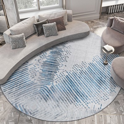 柏格丨土耳其圆形地毯简约现代客厅卧室床边床前吊篮电脑椅垫