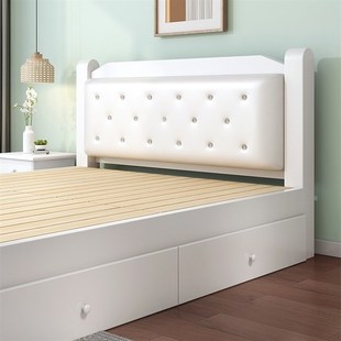 双人床1.89米1.21.51.8 2.0米长床实木大 1.9X