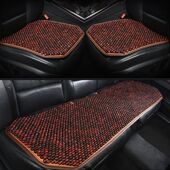 汽车坐垫通用木珠竹片夏季 夏天珠子座垫透气冰珠椅垫凉垫按摩