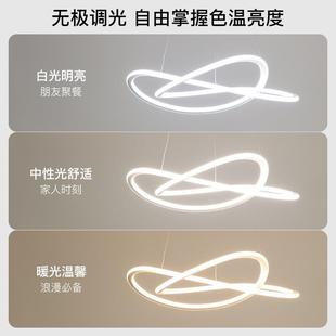 设计师款 极简餐厅吊代灯现简约轻奢餐桌餐饭厅厅2灯LKH205年新款