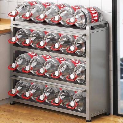 A锈9L不钢靠厨房置物架落地夹缝橱柜多层墙餐门F778J798边柜后极