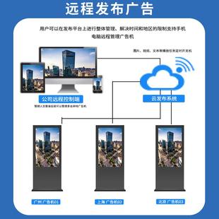 户立式广告机防雨防水室外户外广告高清触壁挂液晶电屏视广告机摸