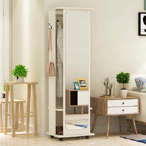 镜子简约现代收家卧室衣柜柜储物柜儿童RBO衣橱经济型纳穿衣全身