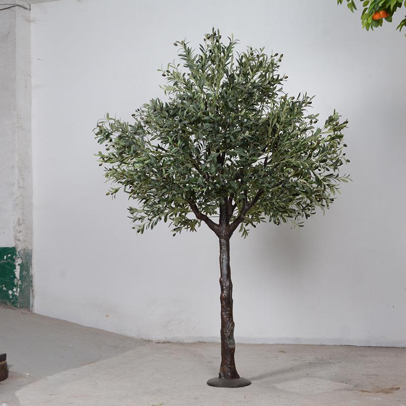 榄仿真植橄榄物栽树室内盆陈设景观橱窗摄影橄榄树摆设绿植摆件橄