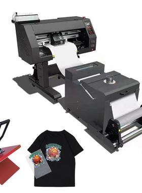 免排废一白墨柯式烫OPU画机抖粉烘干体T机洗水标烫画机DFPRINTER