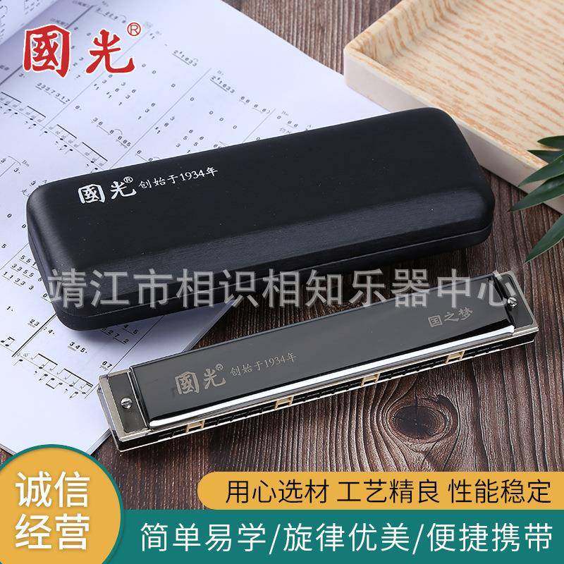 国光24孔国之梦无品牌/比复音音C口琴成人重学赛生初学者古风口调