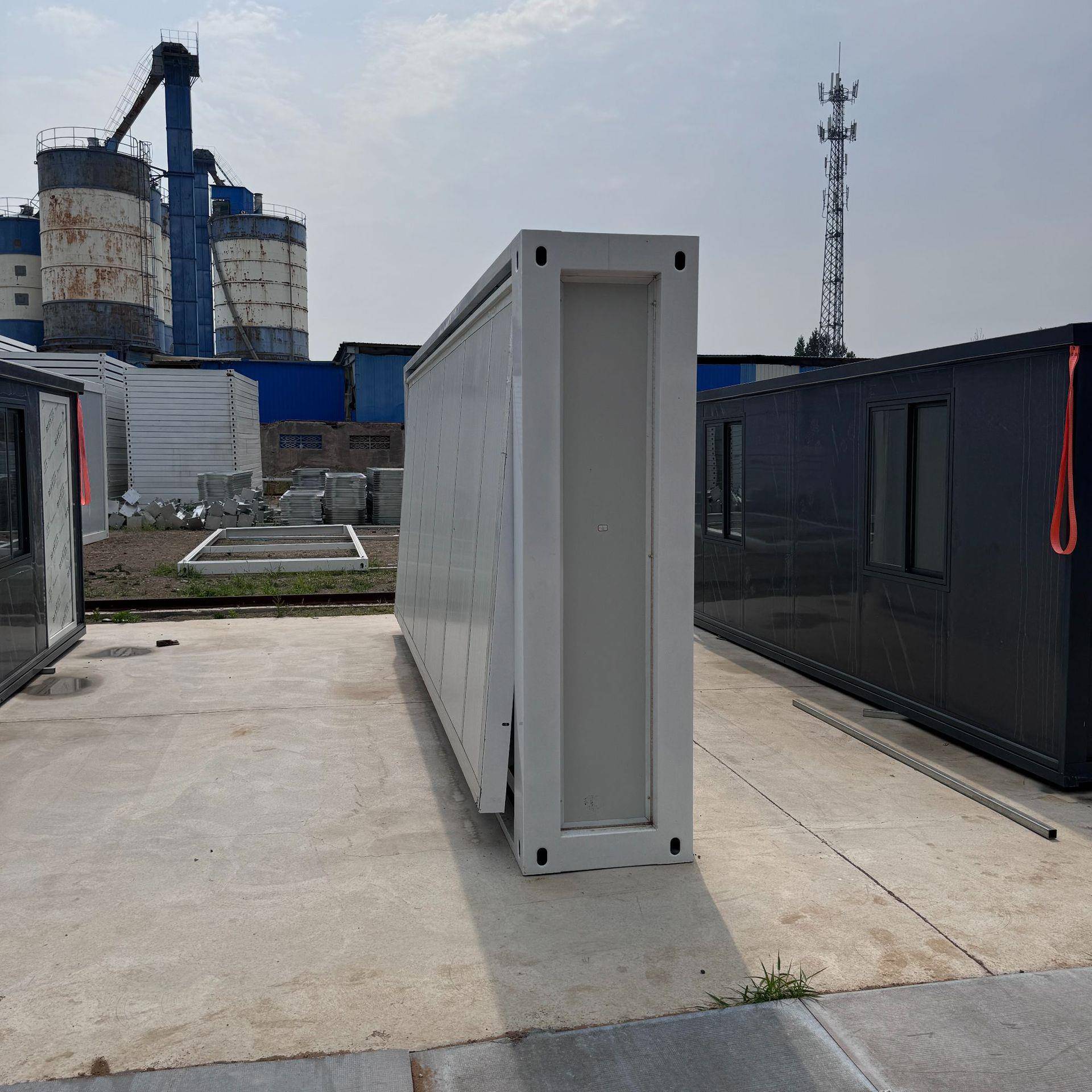 展双翼折叠活动房三合移动2双翼拓展一0尺40尺住集装箱拓房打人包