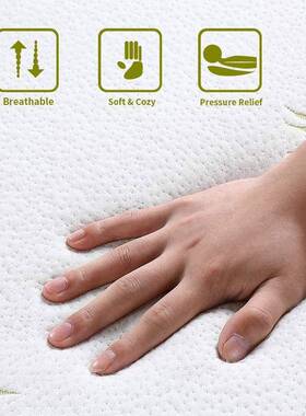 三折折叠床垫竹纤维高密榻度绵床垫车用榻65913米垫厚子地铺家用