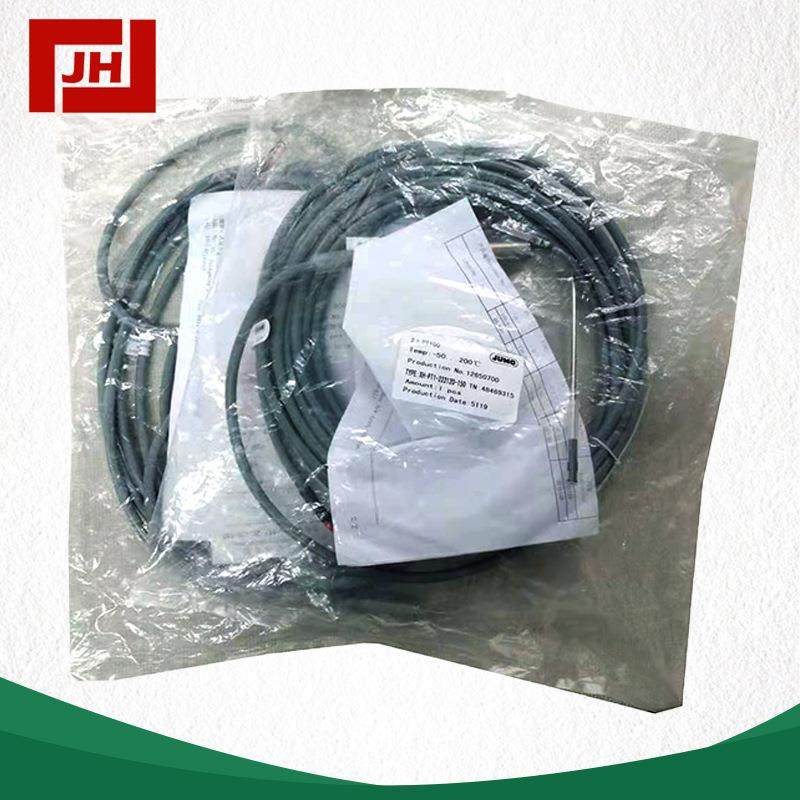 JUMO久茂T100铂热电阻2刺入式温度探头XH-PT1-211直URH10-150P黄