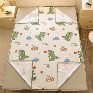 六面全包床笠单件防水床垫套拉链式防滑固定席梦思保护套隔尿床罩