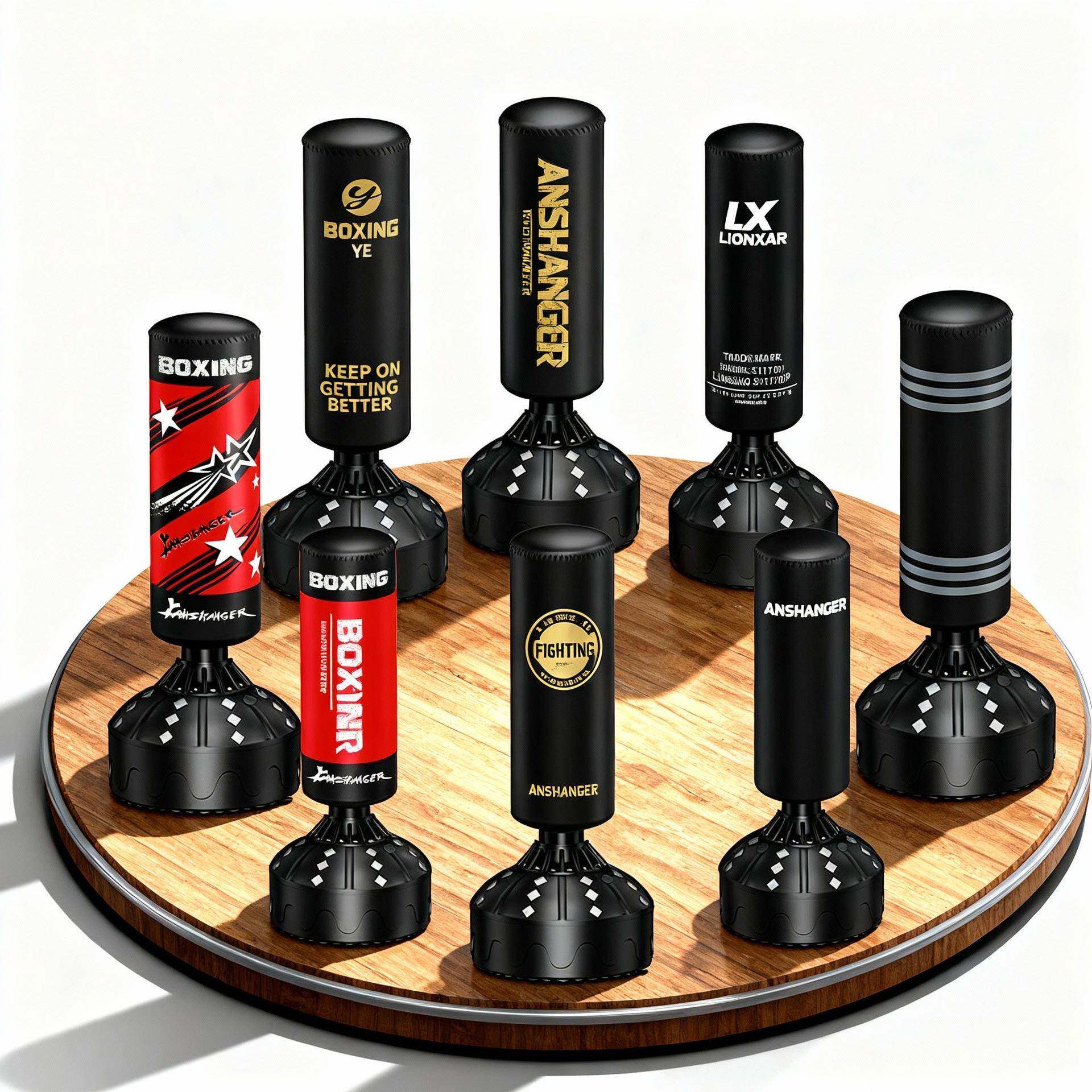 道拳击沙袋立式家用儿童包跆拳不倒翁沙无品牌/成人专业散打搏训