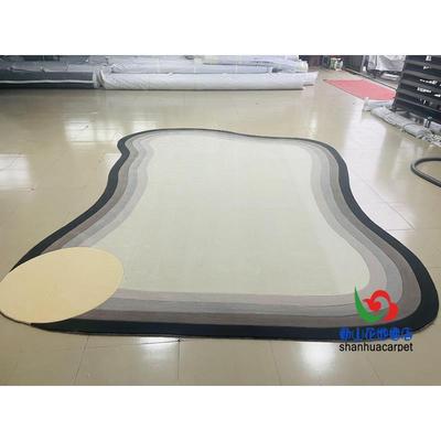 现代简椭圆店形格田BKZ园实体接待室地毯贵宾约室客厅茶几书房卧