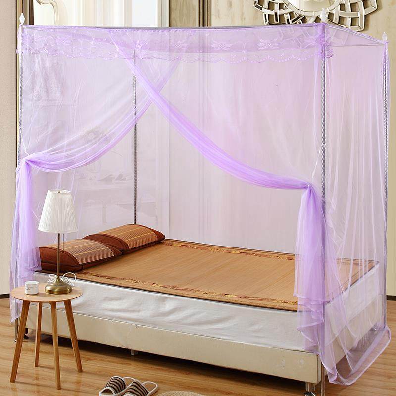 G6M定做单开门帐单人家用1.5米落1.8蚊m床地纹帐1.2无品牌/公主风