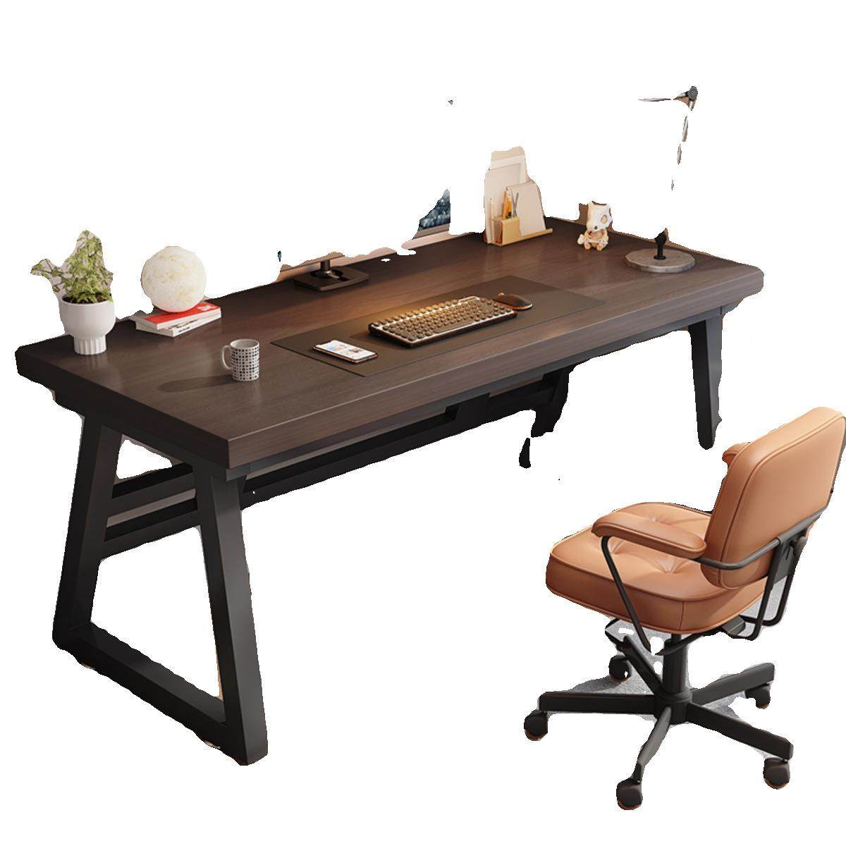 Y*木电脑桌式卧室家用实办公桌习简约无品牌/双人电竞桌学生书台