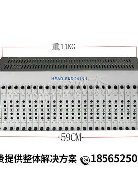 宾馆酒店24---路转AV数字有C线T电视系统前端机房邻频调制器AVRF