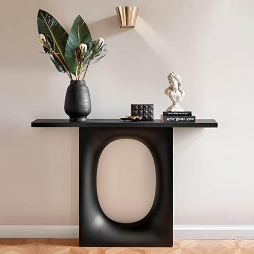 意式简约玄关HNM玄关桌桌装饰现代中玄关台端景台过道条案式台玄