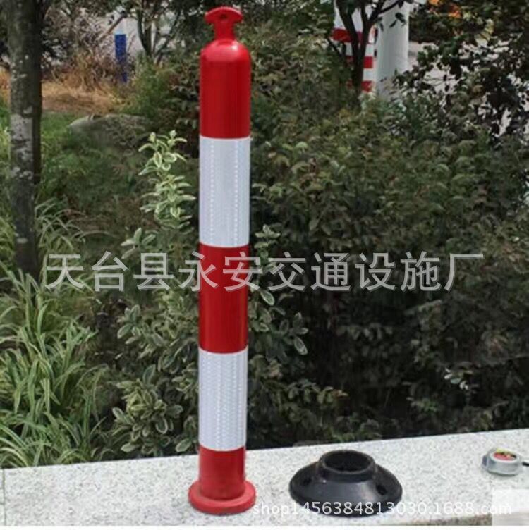 85cm橡胶弹立柱 诱导反光道口柔性柱 道路分道标路桩路障