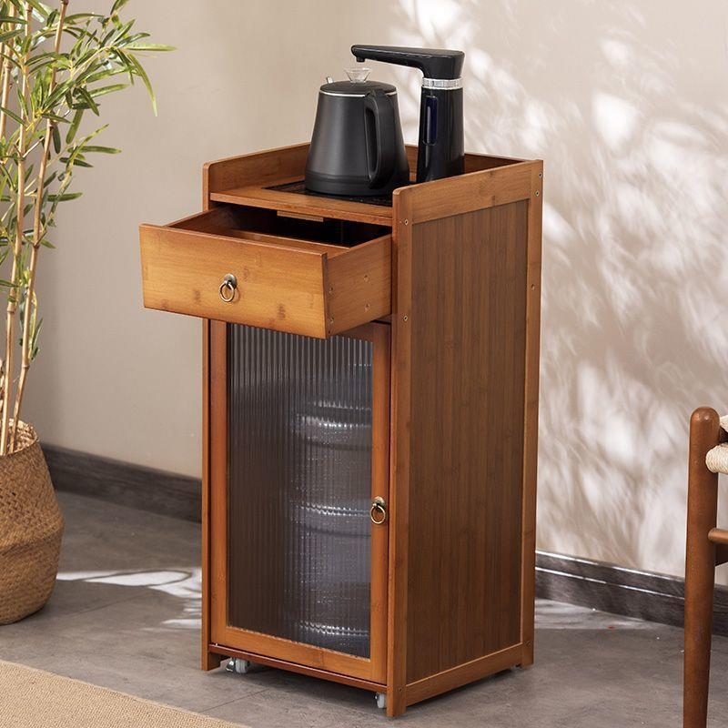 移动小茶体几家边用桶装水茶台柜无品牌/烧水壶置一泡茶桌茶水柜