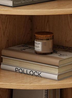 简三角柜客靠墙转角厅柜墙角柜户型家用角落柜小实木转角约置TOL