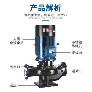 G立式 IYAJ单级管喷道循环泵高层淋R塔循环泵增压泵反洗管道离 卧式