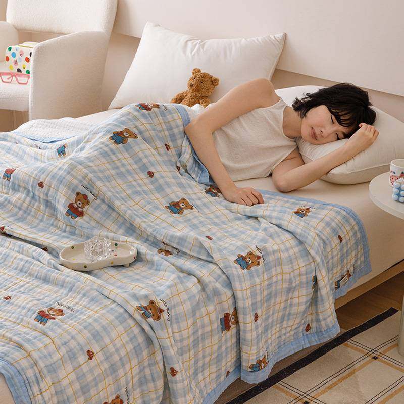 六层全棉泡泡纱毛巾被夏季薄款软糯儿童婴儿午睡毯子纱布夏凉被,玩具/童车/益智/积木/模型,垂直悬浮玩具,淘宝优惠券,粉丝福利购,淘宝优惠卷