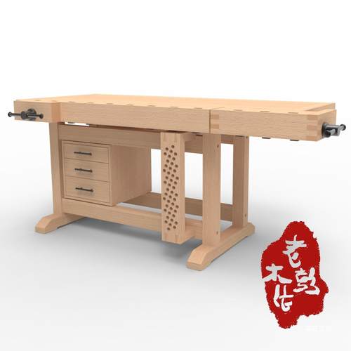 木工桌台KFL钳工木工作台多功实木操作维修台手工承重台能模具实