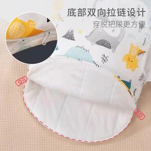 新生出婴儿抱被防28745跳睡袋惊襁褓秋冬纯棉款包被初厚生宝宝外