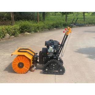 全HWT齿轮扫车厂 路面拋雪机自走式 吉林汽油滚刷式 除雪机手推雪式