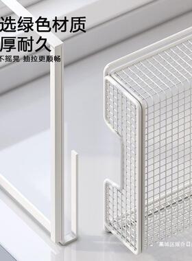 挂挂厨房悬家用分层挂篮橱柜下置物19999架桌下挂篮免打孔吊柜收