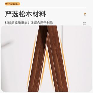 实衣空木衣帽架物落地卧室家LAN用衣服置架不占间 网红简易折叠