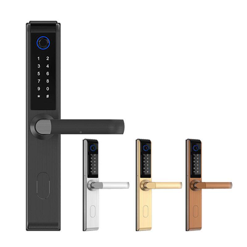 家指纹锁断F901断桥桥铝门墅大门智能锁电子密码门锁用移门锁别密