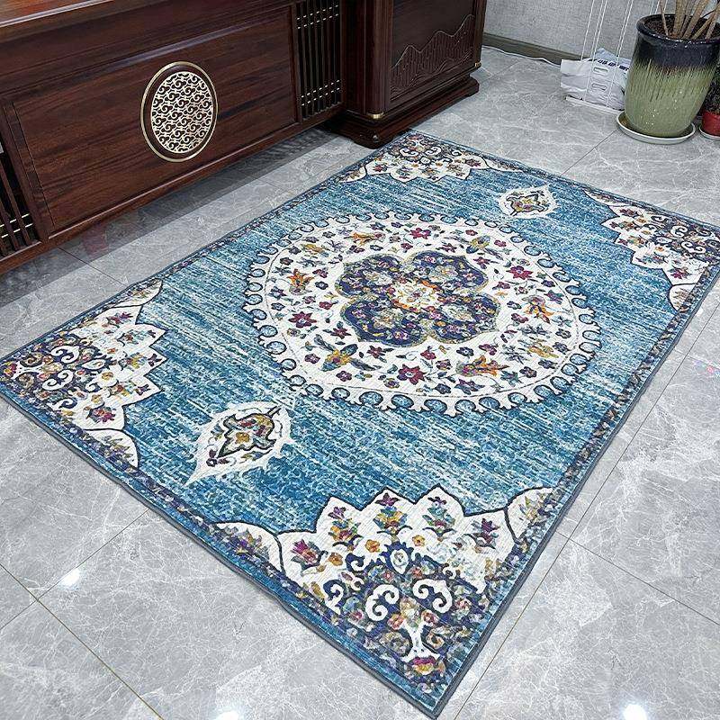 2NXR斯025年新仿款兔毛地毯客厅地毯奢耐脏易打理现代简约波风轻