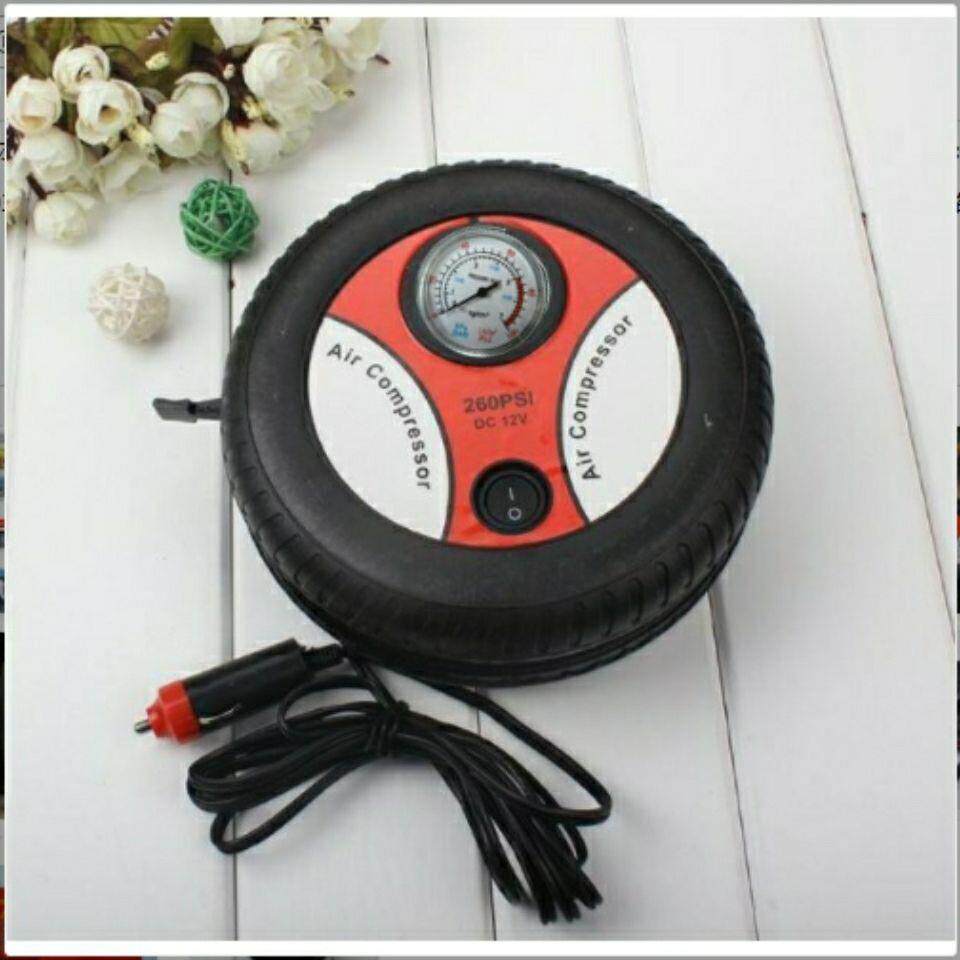 汽载充气泵便携式机1车电动打气泵轮胎充气轿车用电瓶车摩托95741
