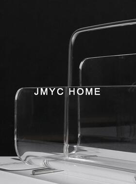 高简意式约样板房间级书房IMX软装摆办公室客厅电视柜书架杂志收