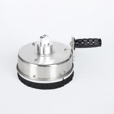 高新款锈不钢手持器式洗地圆盘刷压清洗洗GOQ地盘