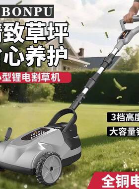 电动割草机家艺草用小型草坪修机大功率IXJ手推式坪机园锂电剪除