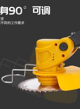 小型便锂电草机手持充电式除草携机电ZCK动打草机园林修割剪机