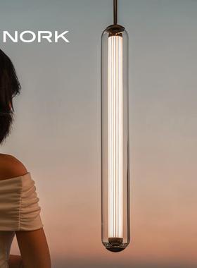 诺卧克雨落吊灯床头灯室餐厅玻璃灯吧氛台过道玄关吊线灯灯S40709