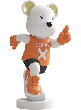 lucy熊关装摆件桌面饰玄酒柜工位FKD6450可爱办公室小工k艺品家居