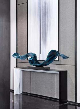 新抽艺HKO术品入口装高端大饰型雕塑中象国风客厅别墅酒店大堂装