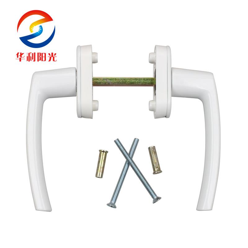 铝包木O对穿门执用手锁通用型门锁家ROT件诺托拉手Roto实木门配双