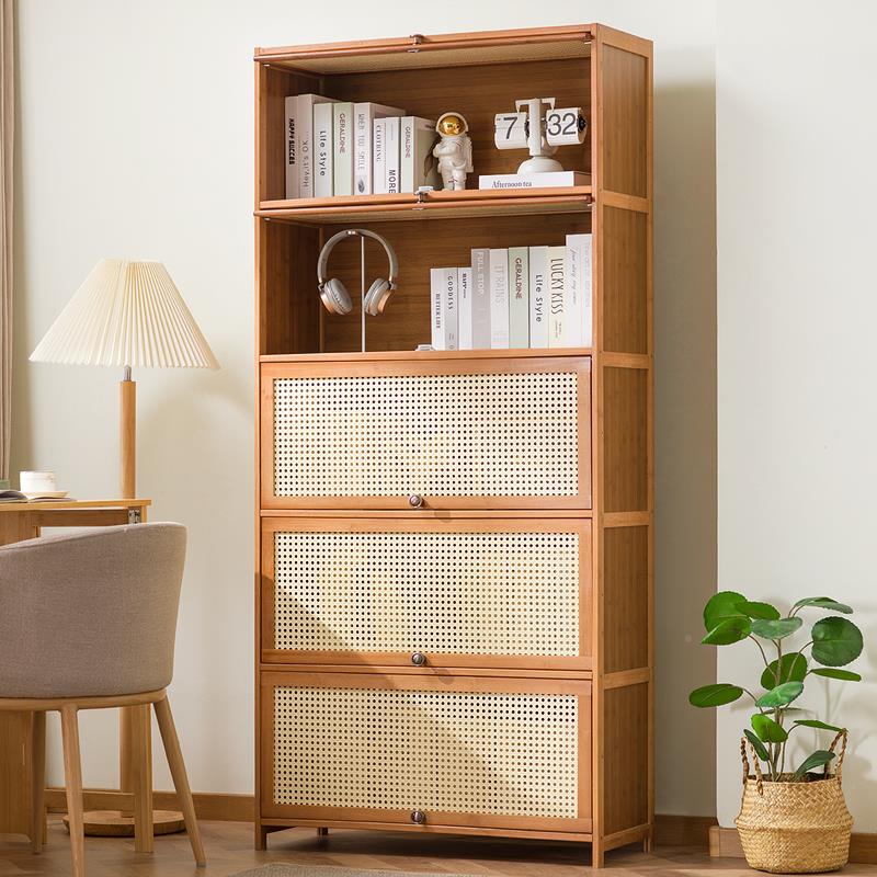 防尘墙组合书柜书架新中式厅一体整面轻奢客办公书房大书柜十一维