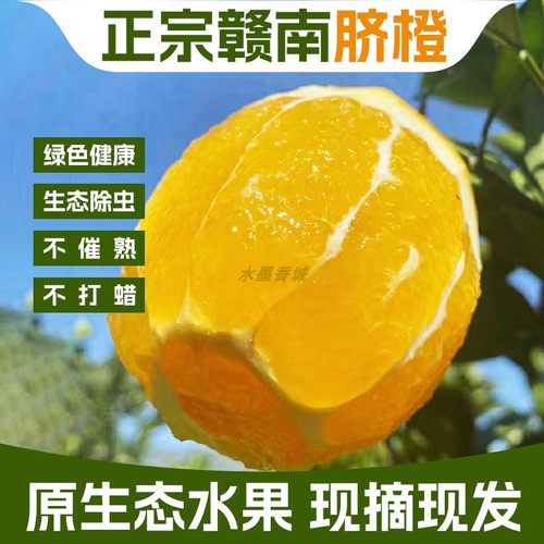 江西赣南脐橙口感细腻香甜爆汁