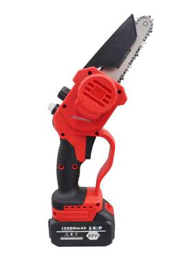 锂电链迷锯你家型6寸无刷锂电锯木工专手持用电用锯伐IXP木锯插电