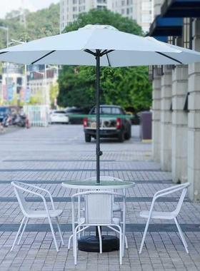 源头户遮阳露伞庭院伞506摆摊伞室外大太阳伞夜伞市网红花园折叠