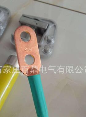 绿色接地棒1米双舌挂钩接地612线高接地线.2接地棒DL41压08-米91